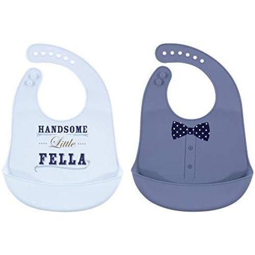 Little Treasure Unisex BabySilicone Bibs