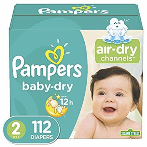 Diapers Size 2,112 Count - Pampers Baby Dry Disposable Baby Diapers, Super Pack