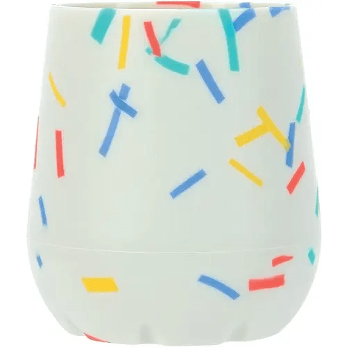 Nuby Silicone Confetti/Sprinkles First Open Training Cup for Baby: 2oz