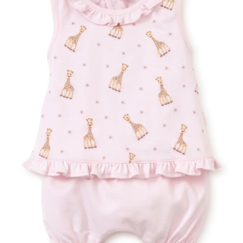 Sophie la girafe Pink Print Sunsuit