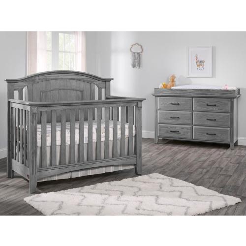 Oxford Village Willowbrook 3 Piece Nursery Set in Graphite Gray