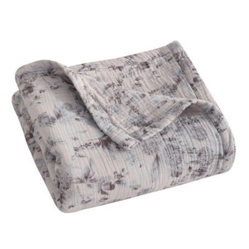 4-Layer Muslin Cotton Toddler Blanket, Soft & Skin-Friendly Swaddle Blanket for Nursery & Crib - NTBAY