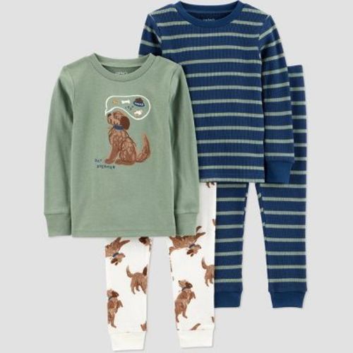 Carter's Just One You® Toddler Boys' 4pc Long Sleeve Cotton Pajama Set