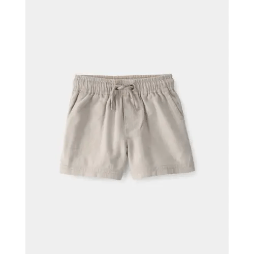 Baby Boy Twill Shorts - Light Khaki | Carter's