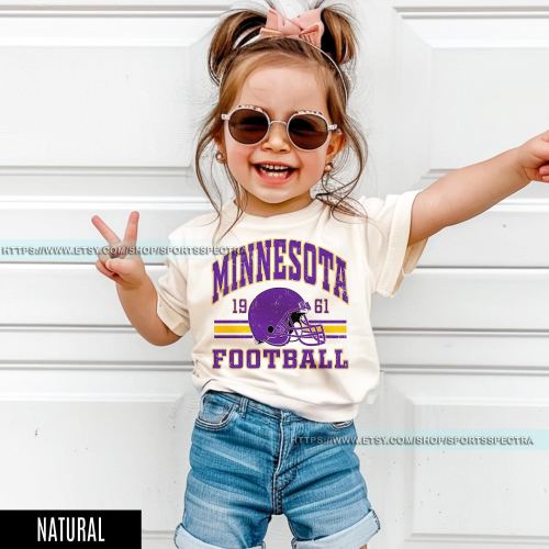 Minnesota Football Toddler T-Shirt, The Vikes Toddler, Vintage Minnesota Kids, Viking Toddler, Minnesota Fan Gift FAG19