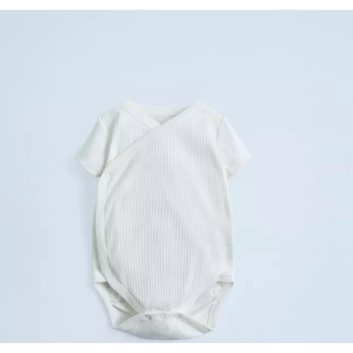 THREE-PACK OF BASIC SHORT SLEEVE KIMONO COLLAR BODYSUITS - Oyster-white | ZARA United States