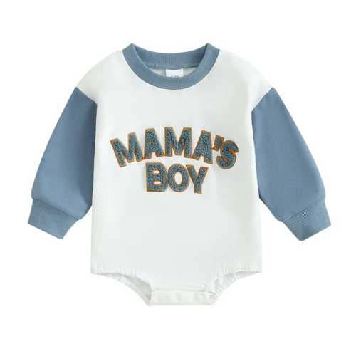 Baby Long Sleeve Mama's Boy Bodysuit – The Trendy Toddlers