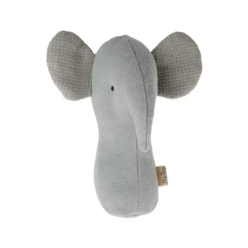 Brands We Love Lullaby Friend Rattles, Elephant - Light Dusty Blue by Janie and Jack