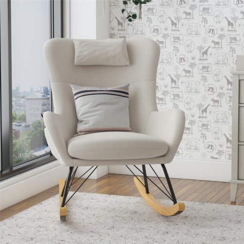 Vedika Upholstered Rocking Chair