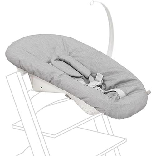 Tripp Trapp Newborn Set, Grey - Convert The Tripp Trapp Chair into Infant Seat for Newborns Up to 20 lbs - Cozy, Safe & Simple to Use - Compatible with Chairs After May 2003