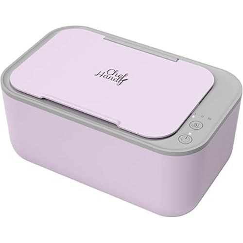 Baby Wipe Warmer, Wipe Warmer and Baby Wet Wipes Dispenser, Diaper Wipe Warmers with 3 Heat Modes and Large Capacity for Babies Pets, New Moms (Purple)