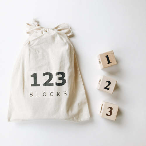 Wooden Number Blocks