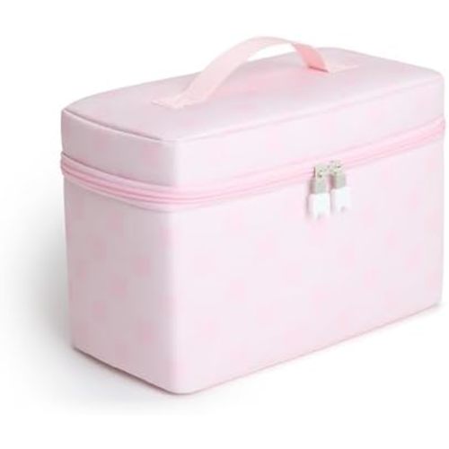 Tonies All-in-One Travel Bag - Sturdy Hard Case for Toniebox 2, Tonieplay Controller, Headphones, and 4 Figurines - Cloud Pink