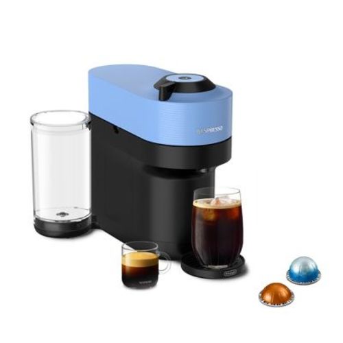 Nespresso Vertuo Pop+ Coffee and Espresso Maker by De'Longhi, Liquorice Black: Nespresso Machine with 12 Pods, Auto Shut-Off