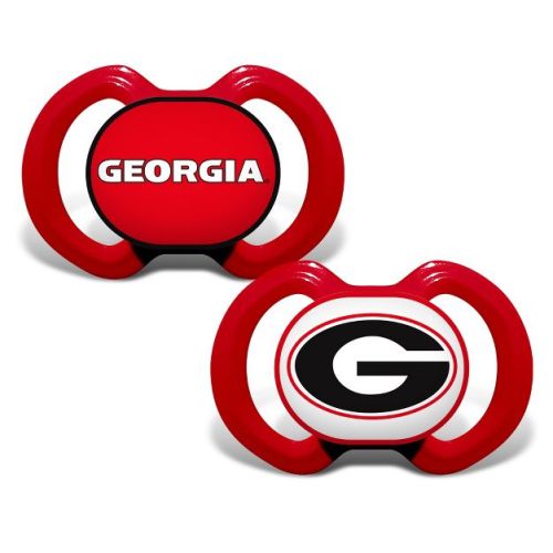 BabyFanatic Officially Licensed Pacifier 2-Pack - NCAA Georgia Bulldogs