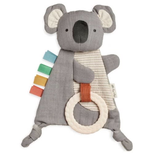 Bitzy Crinkle Sensory Toy with Teether