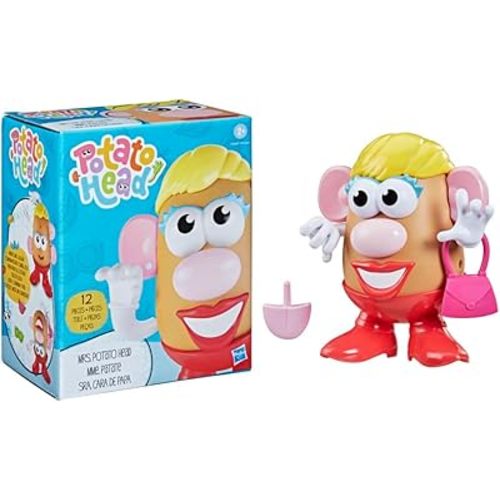 Mr Potato Head Mrs. Potato Head Classic Toy For Kids, Includes 12 Parts and Pieces to Create Funny Faces, Christmas Gifts