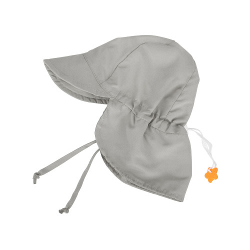 UPF 50+ UV Ray Sun Protection Baby Hat w/Neck Flap,Grey,2-4 Years