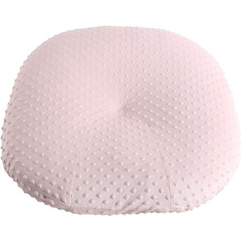 OWLOWLA Newborn Lounger Cover,Minky Removable Slipcover Fits Newborn Lounger for Baby Boy Girl(Blush Pink)
