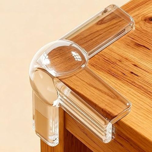 Baby Safety Table Corner Protectors 12 Pack Clear PVC Edge Guards
