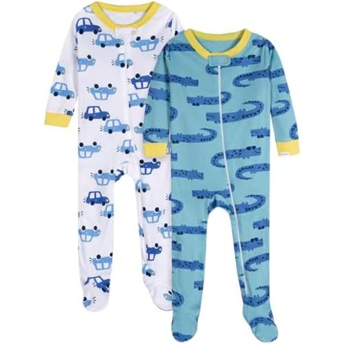 Onesies Brand baby-boys 2-pack Footed Pajamas