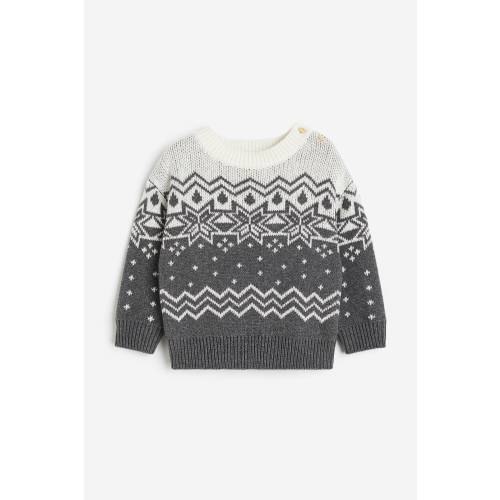 Jacquard-knit Sweater