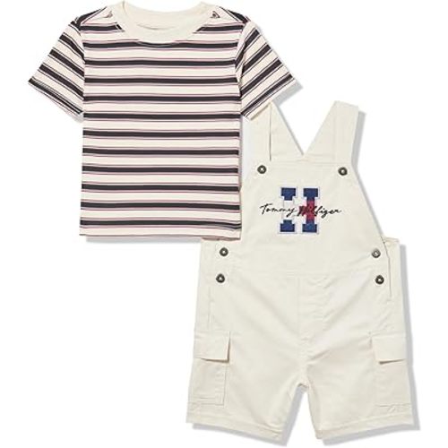 Tommy Hilfiger baby-boys 2pc Shortall Set
