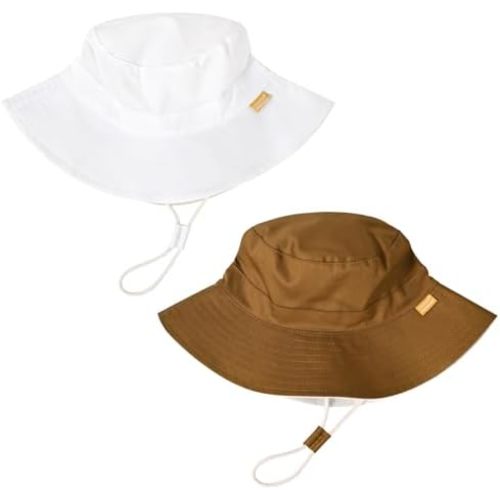 Baby Sun Hat for Boy Girl Toddler Summer Bucket Hat,Kids Sun Protection Beach Cotton Baby Hats