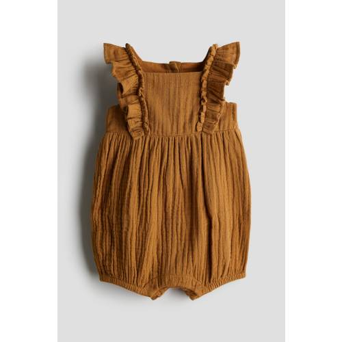 COTTON MUSLIN ROMPER SUIT