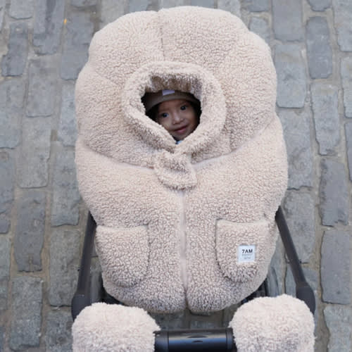 Car Seat Cocoon - Teddy