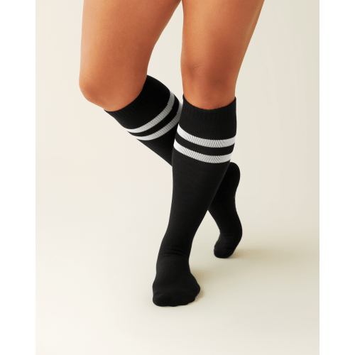 Premium Maternity Compression Socks (2-Pack) | Soft Pink & Grey Heather - Kindred Bravely