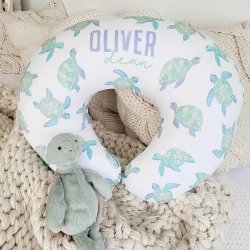 Personalized Nursing Pillow Covers | Totally Turtles