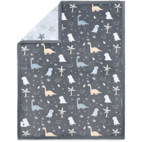 Little Haven Reversible Blanket - Dino/Stars