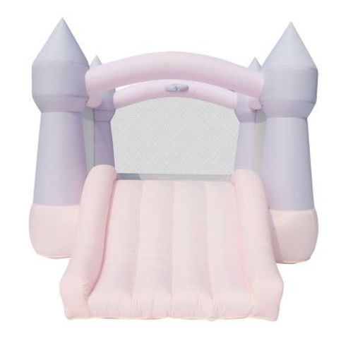 Bounceland Castle Inflatable Bounce House - Cotton Candy Pink