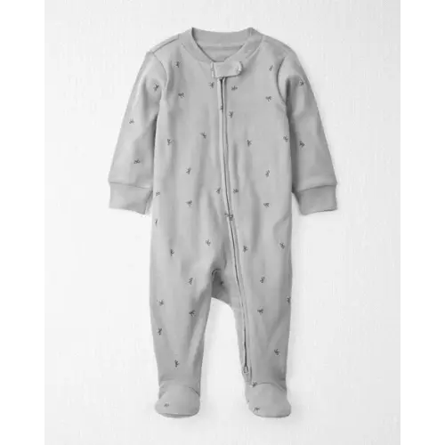 Baby Organic Cotton Sleep & Play Pajamas in Bows - Little Planet | Carter's