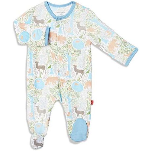Magnetic Me Footie Pajamas Soft Modal Baby Sleepwear with Quick Magnetic Fastener | Boys and Girls Sleeper Preemie-24 Months