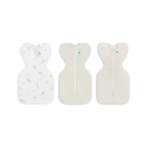 Swaddle Up™ Starter Pack 1.0 TOG Cotton Sand Cloud Bunnies