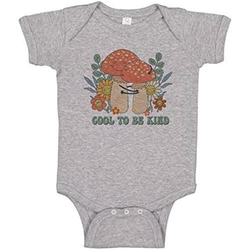 Mushroom Cool to Be Kind Baby Infant Bodysuit