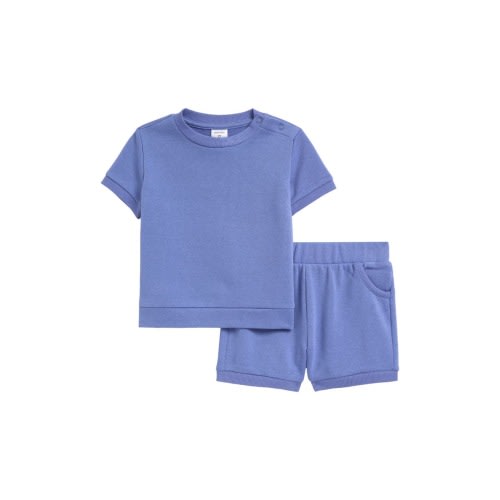 Cozy Short Sleeve Top & Shorts Set