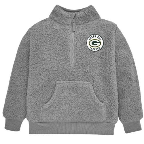 12M Green Bay Packers Gerber Infant Sherpa 1/4 Zip Top at the Packers Pro Shop