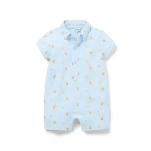 Baby Bundle Blue Lion Baby Lion Romper by Janie and Jack