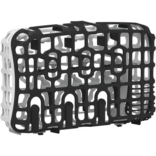 Dr. Brown's Dishwasher Basket for Small Baby Bottle Parts, Pacifiers, and Accessories, Clean, Store and Organize Newborn Essentials, BPA Free, Black
