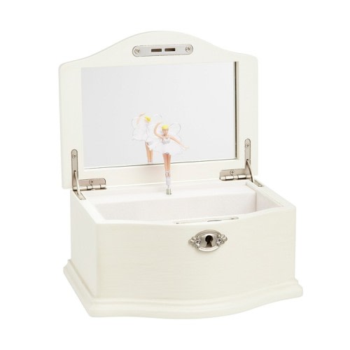 Medium Cream Abigail Jewelry Box Collection