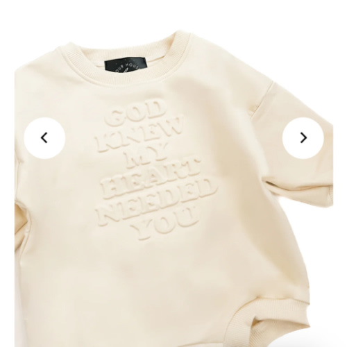 God Knew My Heart Needed You Buttercream Jumpsuit