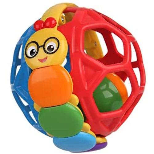 Baby Einstein Bendy Ball Rattle Toy, Ages 3 months +