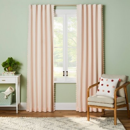 84" Scallop Blackout Kids' Panel Pink - Pillowfort™