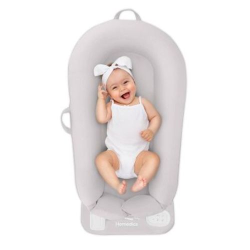 Homedics Baby Lounger Calming Cushion With Soothing Sound, Vibration And Washable Cover