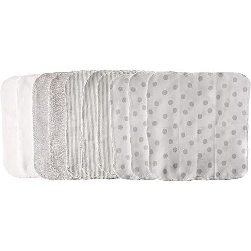 Just Born Boys and Girls Newborn Infant Baby Toddler Soft Bath Baby Washcloth Multi Pack