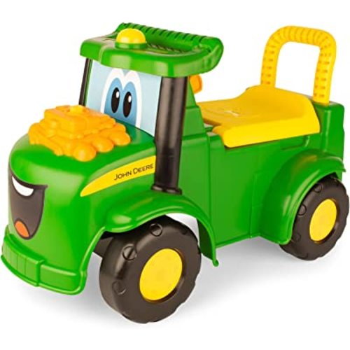 John Deere Johnny Tractor Ride-On Toy — Includes Lights and Sounds — John Deere Tractor Toys — Kids Farm Toys for 12 Months and Up