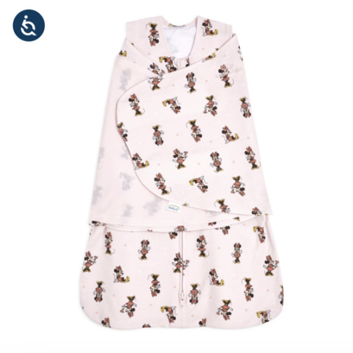 100% Cotton Baby Swaddle Minnie Fun | Newborn | HALO US